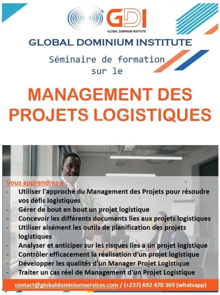 management des projects logistiques